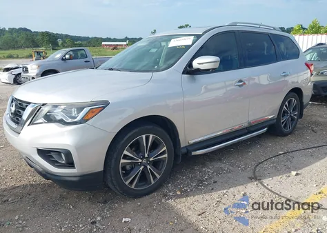 2018 Nissan Pathfinder Platinum from USA, damaged, VIN 5N1DR2MM0JC646635